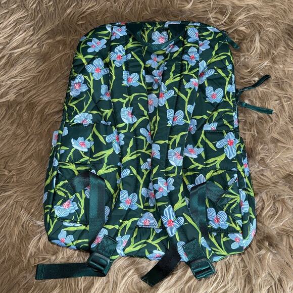 New Vera Bradley Essential Large Backpack Charlotte Stems Ultralight main image 6